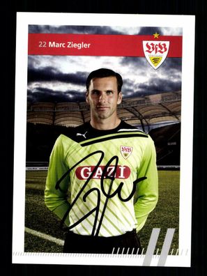 Marc Ziegler Autogrammkarte VfB Stuttgart 2011-12 Original Signiert