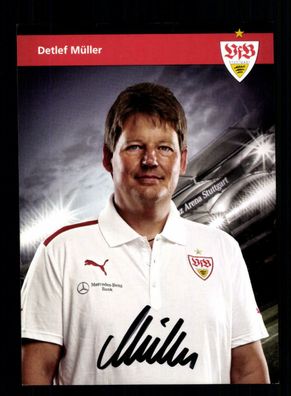 Detlef Müller Autogrammkarte VfB Stuttgart 2012-13 Original Signiert