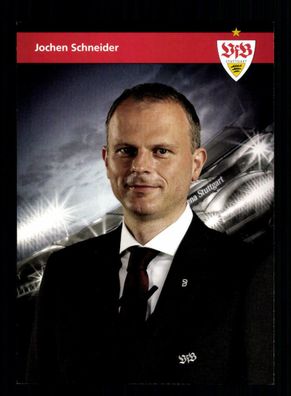 Jochen Schneider Autogrammkarte VfB Stuttgart 2012-13 Original Signiert