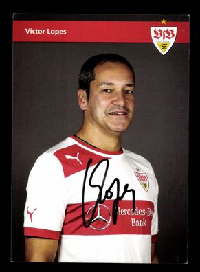 Victor Lopes Autogrammkarte VfB Stuttgart 2012-13 Traditionself Original