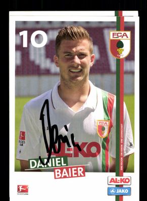 Daniel Baier Autogrammkarte FC Augsburg 2011-12 Original Signiert