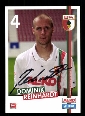 Dominik Reinhardt Autogrammkarte FC Augsburg 2011-12 Original Signiert