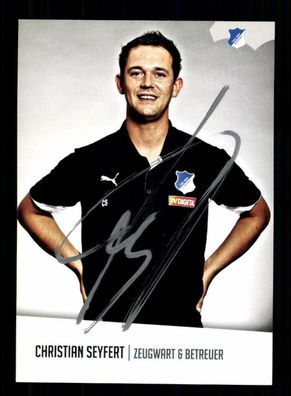Christian Seyfert Autogrammkarte TSG Hoffenheim 2010-11 Original Signiert