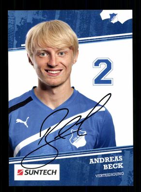 Andreas Beck Autogrammkarte TSG Hoffenheim 2011-12 Original Signiert