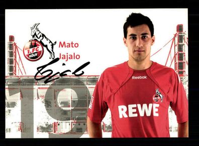 Mato Jajalo Autogrammkarte 1 FC Köln 2010-11 Original Signiert