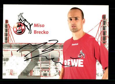 Miso Brecko Autogrammkarte 1 FC Köln 2010-11 Original Signiert