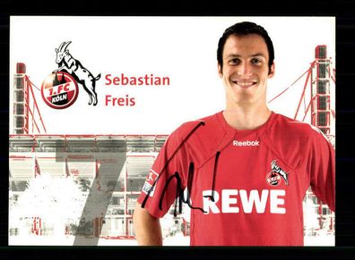 Sebastian Freis Autogrammkarte 1 FC Köln 2010-11 Original Signiert