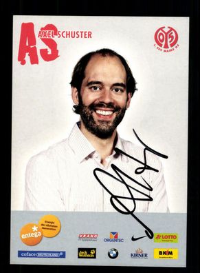 Axel Schuster Autogrammkarte FSV Mainz 05 2010-11 Original Signiert