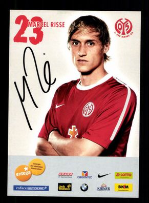 Marcel Risse Autogrammkarte FSV Mainz 05 2010-11 Original Signiert