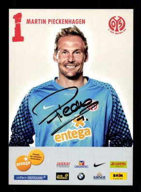 Martin Pieckenhagen Autogrammkarte FSV Mainz 05 2010-11 Original Signiert