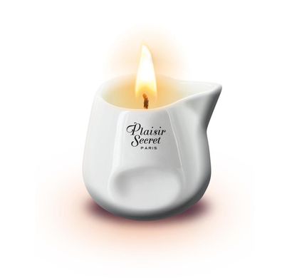 18,09EUR/100ml Plaisir Secret Paris Massage Candle wei? Aroma Erdbeere 80ml