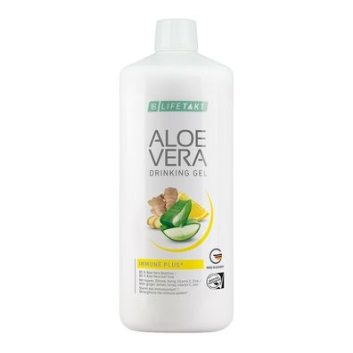 LR Aloe Vera Drinking Gel Immune Plus 1 Liter NEU Ingwer, Zitrone, Honig