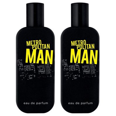 2xLR Metropolitan Man Eau de Parfum for Men 50ml NEU + OVP Herren EdP Duft Elegant