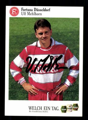 Ulf Mehlhorn Autogrammkarte Fortuna Düsseldorf 1995-96 Original Signiert + 2