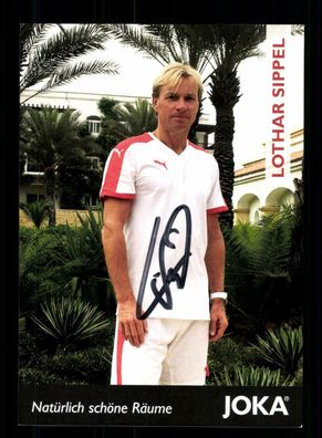 Lothar Sippel Autogrammkarte Eintracht Frankfurt Original Signiert