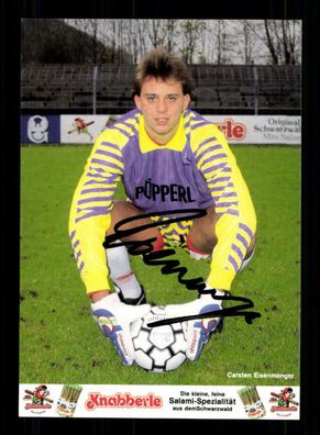 Carsten Eisenmenger Autogrammkarte SC Freiburg 1991-92 Original Signiert