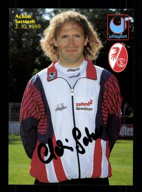 Achim Sarstedt Autogrammkarte SC Freiburg 1994-95 2. Karte Original Signiert
