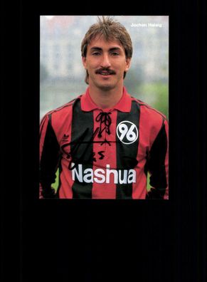Jochen Heisig Autogrammkarte Hannover 96 1990-91 Original Signiert