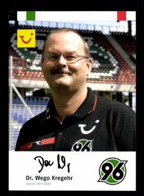 Wego Kregehr Autogrammkarte Hannover 96 2007-08 Original Signiert