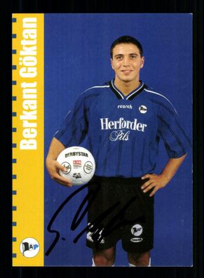 Berkant Göktan Autogrammkarte Arminia Bielefeld 1999-00 Original Signiert
