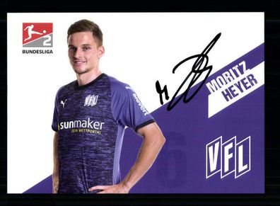 Moritz Heyer Autogrammkarte VFL Osnabrück 2019-20 Original Signiert