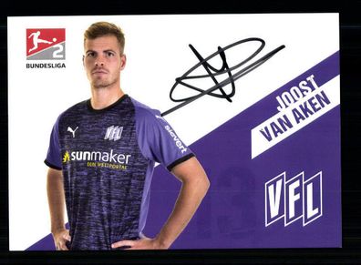 Joost van Aken Autogrammkarte VFL Osnabrück 2019-20 Original Signiert