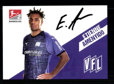 Etienne Amenyido Autogrammkarte VFL Osnabrück 2019-20 Original Signiert