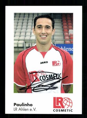Paulinho Autogrammkarte LR Ahlen 2001-02 Original Signiert