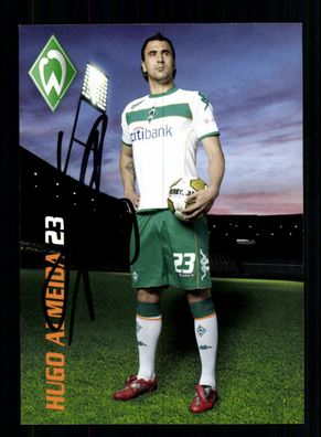 Hugo Almeida Autogrammkarte Werder Bremen 2008-09 Original Signiert