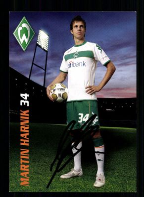 Martin Harnik Autogrammkarte Werder Bremen 2008-09 Original Signiert