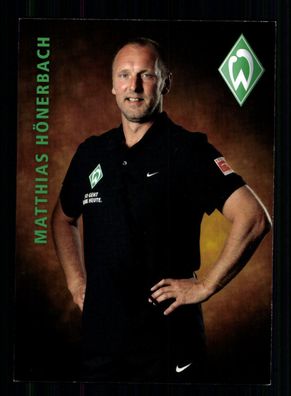 Matthias Hönerbach Autogrammkarte Werder Bremen 2009-10 Original Signiert