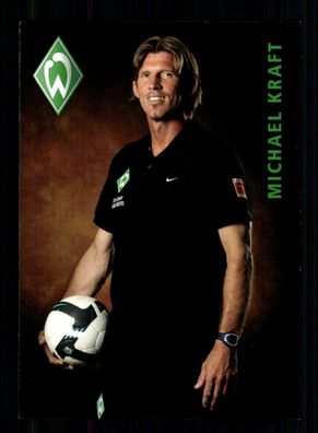 Michael Kraft Autogrammkarte Werder Bremen 2009-10 Original Signiert