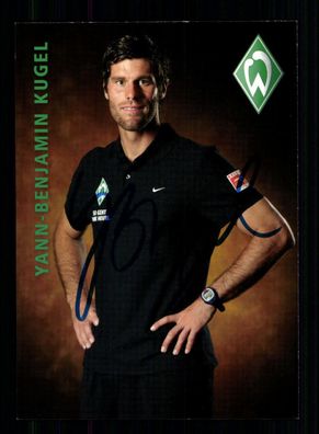 Yann Benjamin Kugel Autogrammkarte Werder Bremen 2009-10 Original Signiert