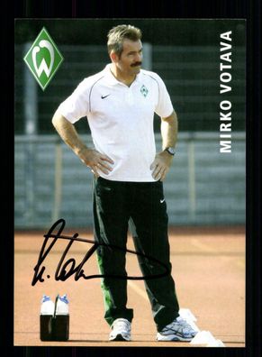 Mirko Votava Autogrammkarte Werder Bremen 2009-10 Amateure Original Signiert