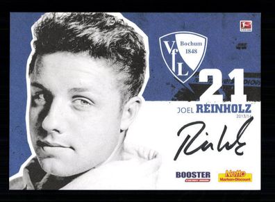 Joel Reinholz Autogrammkarte VfL Bochum 2013-14 Original Signiert