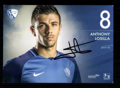 Anthony Losilla Autogrammkarte VfL Bochum 2017-18 Original Signiert