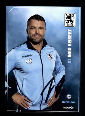 Ingo Seibert Autogrammkarte TSV 1860 München 2015-16 Original Signiert