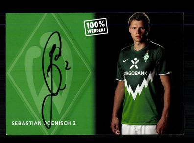 Sebastian Boenisch Autogrammkarte Werder Bremen 2010-11 Original Signiert