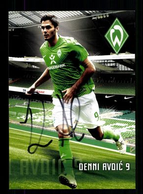 Denni Avdic Autogrammkarte Werder Bremen 2011-12 Original Signiert