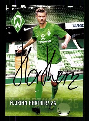 Florian Hartherz Autogrammkarte Werder Bremen 2011-12 Original Signiert