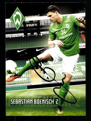Sebastian Boenisch Autogrammkarte Werder Bremen 2011-12 Original Signiert