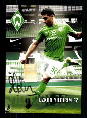 Özkan Yildirim Autogrammkarte Werder Bremen 2011-12 Original Signiert