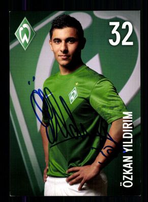 Özkan Yildirim Autogrammkarte Werder Bremen 1. Karte 2012-13 Original Signiert
