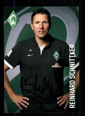 Reinhard Schnittker Autogrammkarte Werder Bremen 2. Karte 2012-13 Original