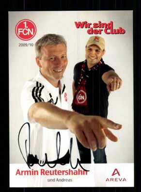 Armin Reutershahn Autogrammkarte 1 FC Nürnberg 2009-10 Original Signiert