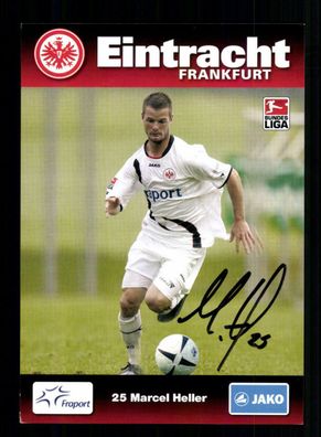 Marcel Heller Autogrammkarte Eintracht Frankfurt 2009-10 Original Signiert