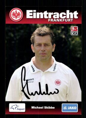 Michael Skibbe Autogrammkarte Eintracht Frankfurt 2009-10 Original Signiert