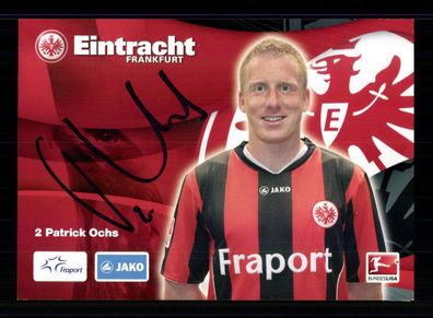 Patrick Ochs Autogrammkarte Eintracht Frankfurt 2010-11 Original Signiert