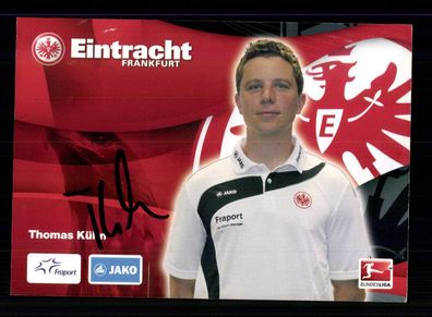 Thomas Kühn Autogrammkarte Eintracht Frankfurt 2010-11 Original Signiert