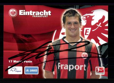 Martin Fenin Autogrammkarte Eintracht Frankfurt 2010-11 Original Signiert